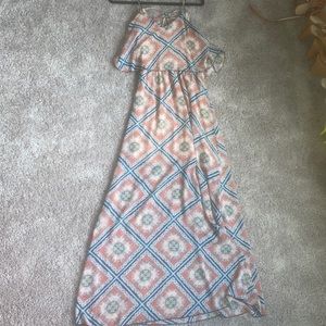 Printed maxi dress